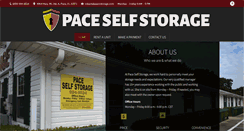Desktop Screenshot of paceselfstorageonline.com